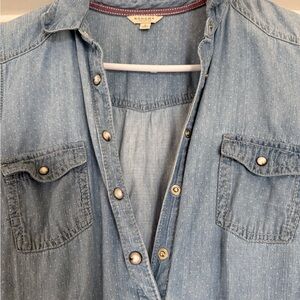 Sonoma Light Blue Long Sleeve Dress